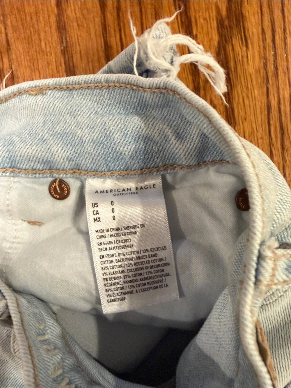 American Eagle Outfitters light blue
